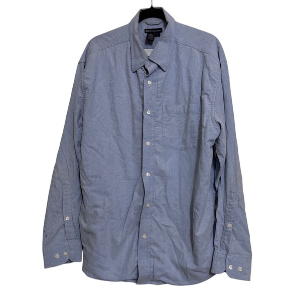 5.11 Tactical Other - 5.11 Tactical Series Mens XL Blue Long Sleeve Mesh Lined Snap Front Oxford Shirt